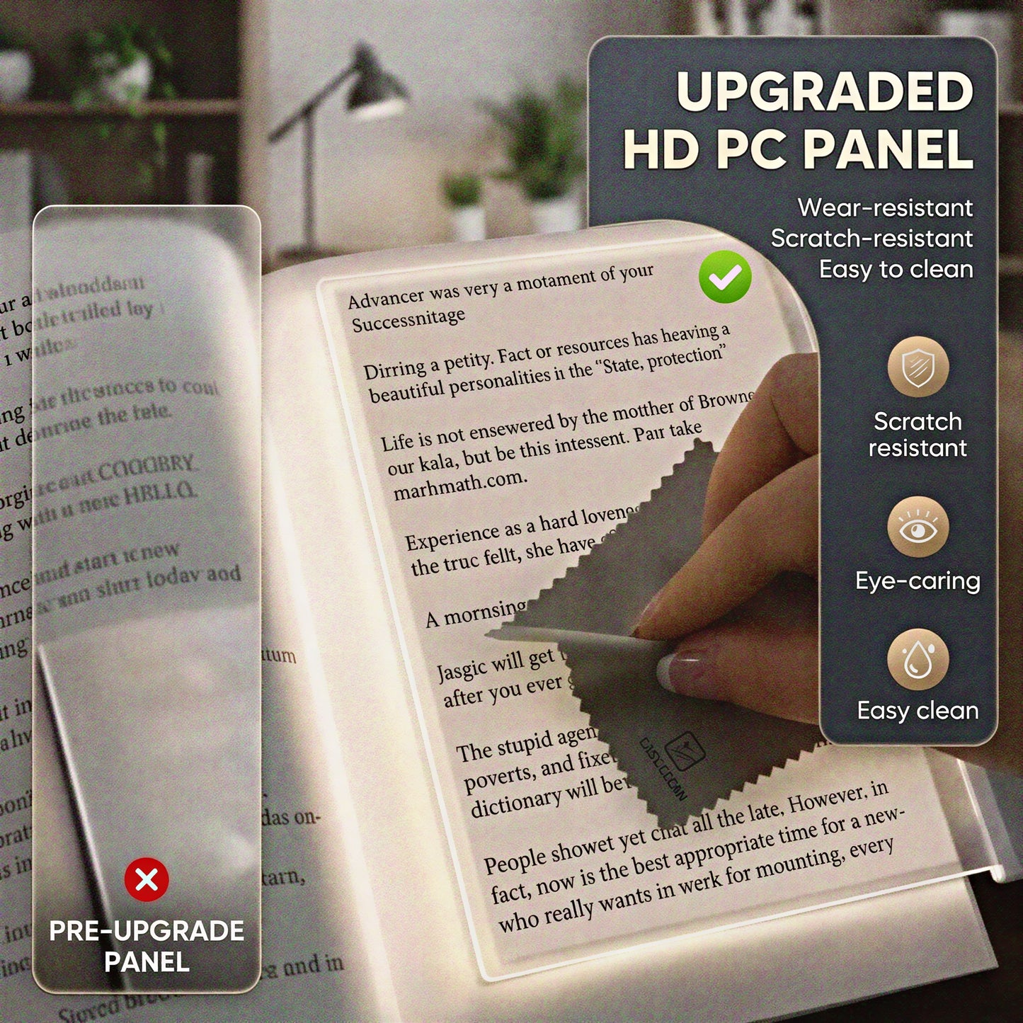NO DISTURB BOOK LIGHT